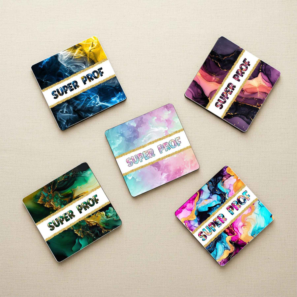 Dessous de verre 10x10 - Super Prof
