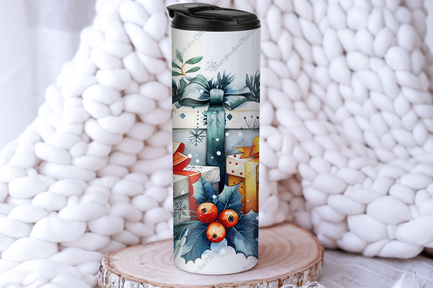 Tumbler 20oz - Noël - Magie des Présents