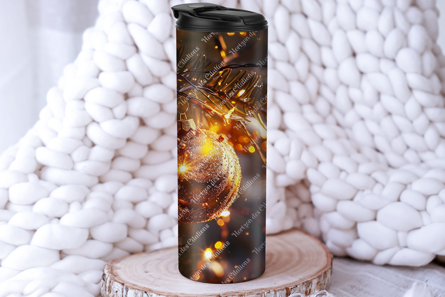 Tumbler 20oz - Noël - Chaleur Scintillante