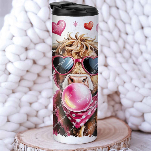Tumbler 20oz (591ml) - St-Valentin - Highland Bubble Gum