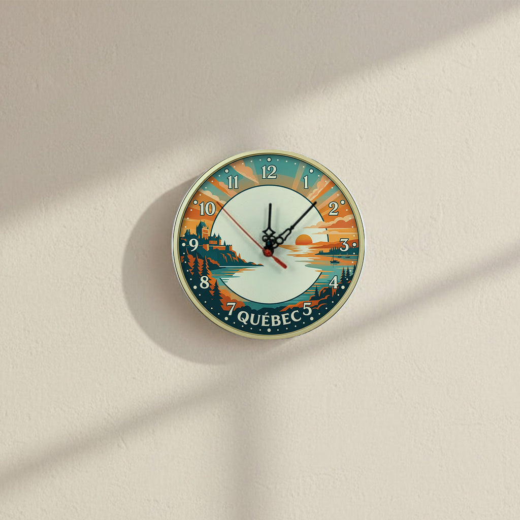 Horloge en verre - Québec