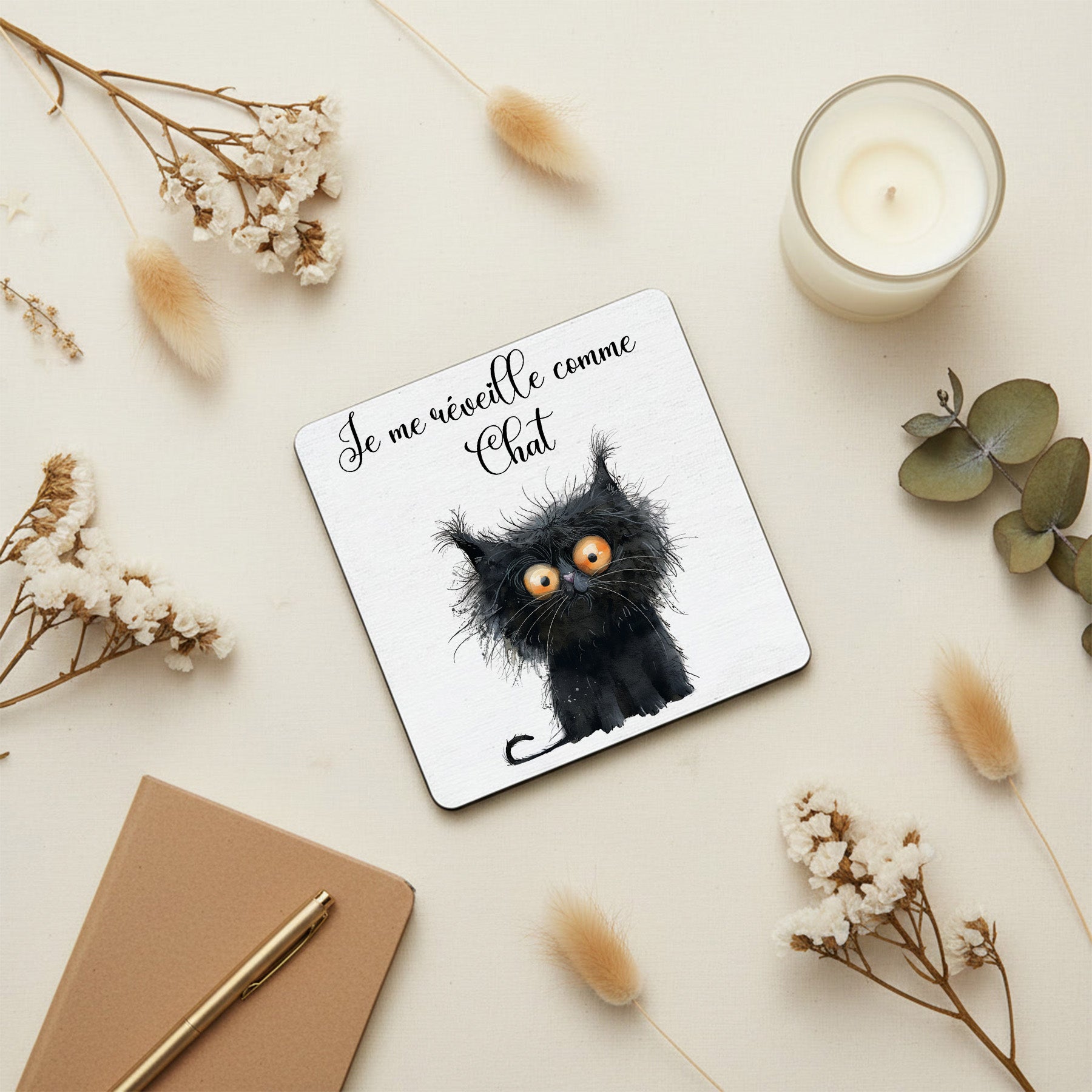 Sous-verre – Série Les Chats