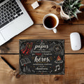 Tapis de souris – Papa Héro