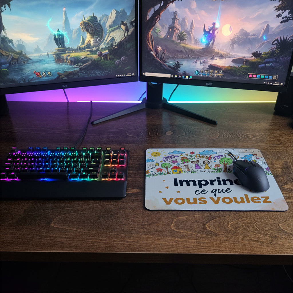 Tapis de souris – Personnalisation