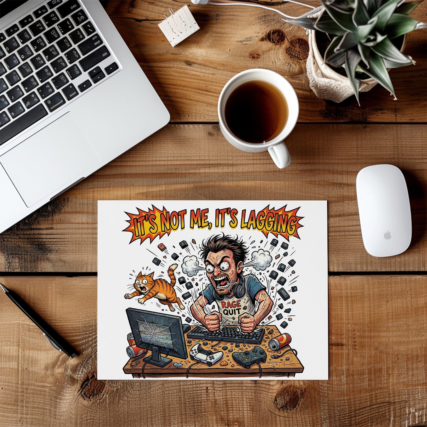 Tapis de souris – C'est pas moi, c'est le lag