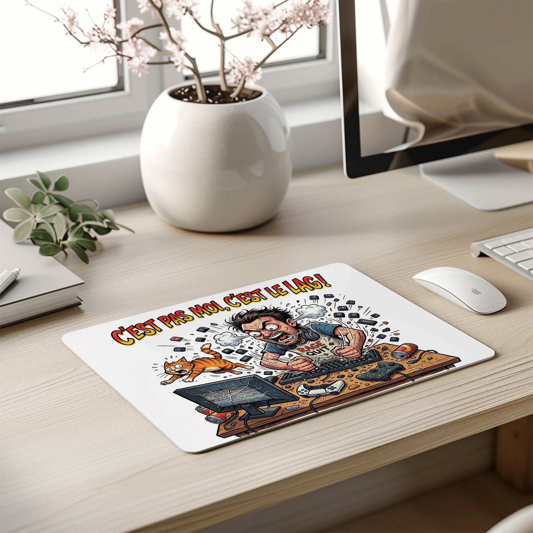 Tapis de souris – C'est pas moi, c'est le lag