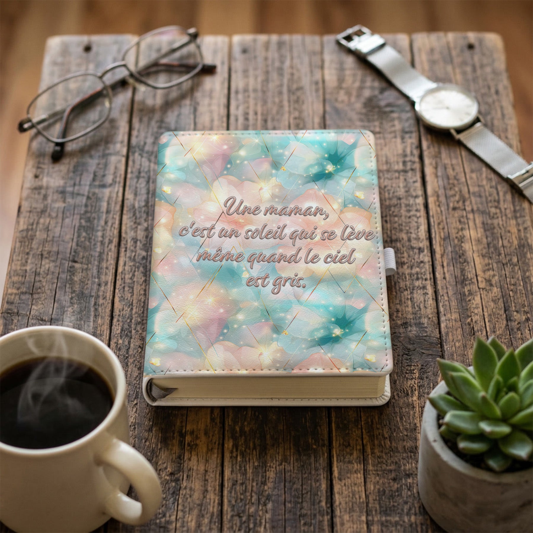 Carnet de note A6 - Maman Citation Soleil