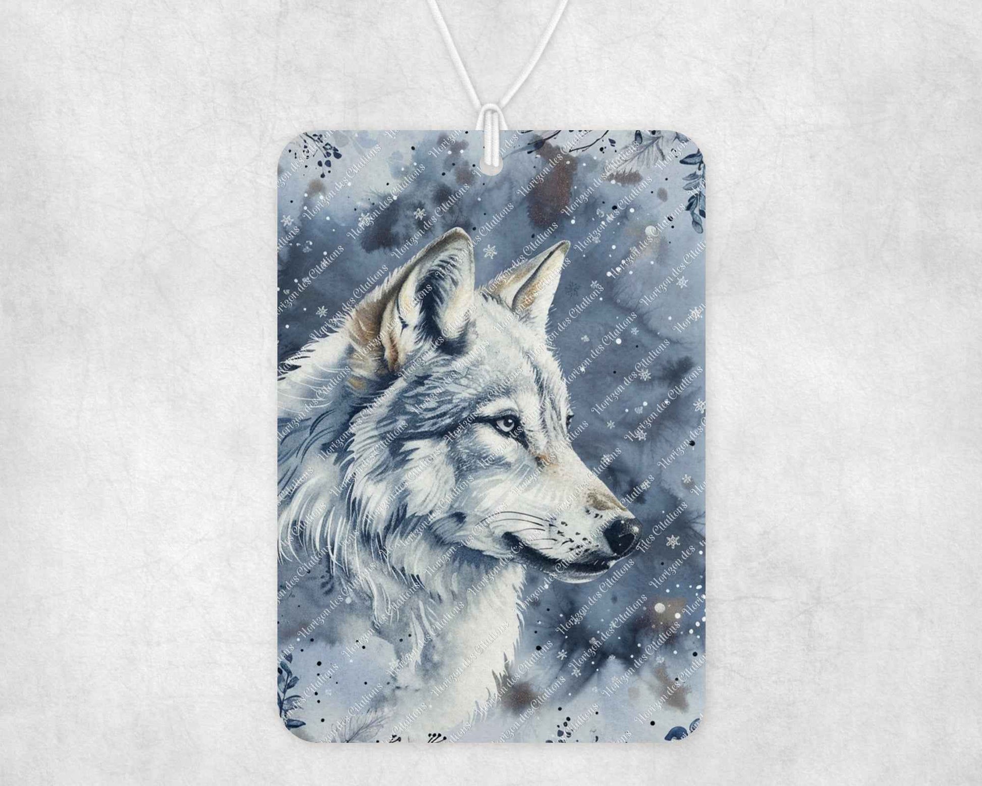 Assainisseur d'air en feutre sublimé - Regard Hivernal