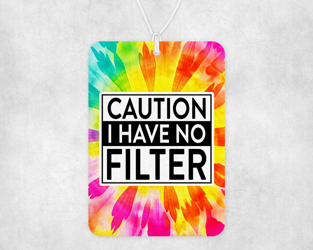 Assainisseur d'air en Feutre - Sarcasme - Caution no filter