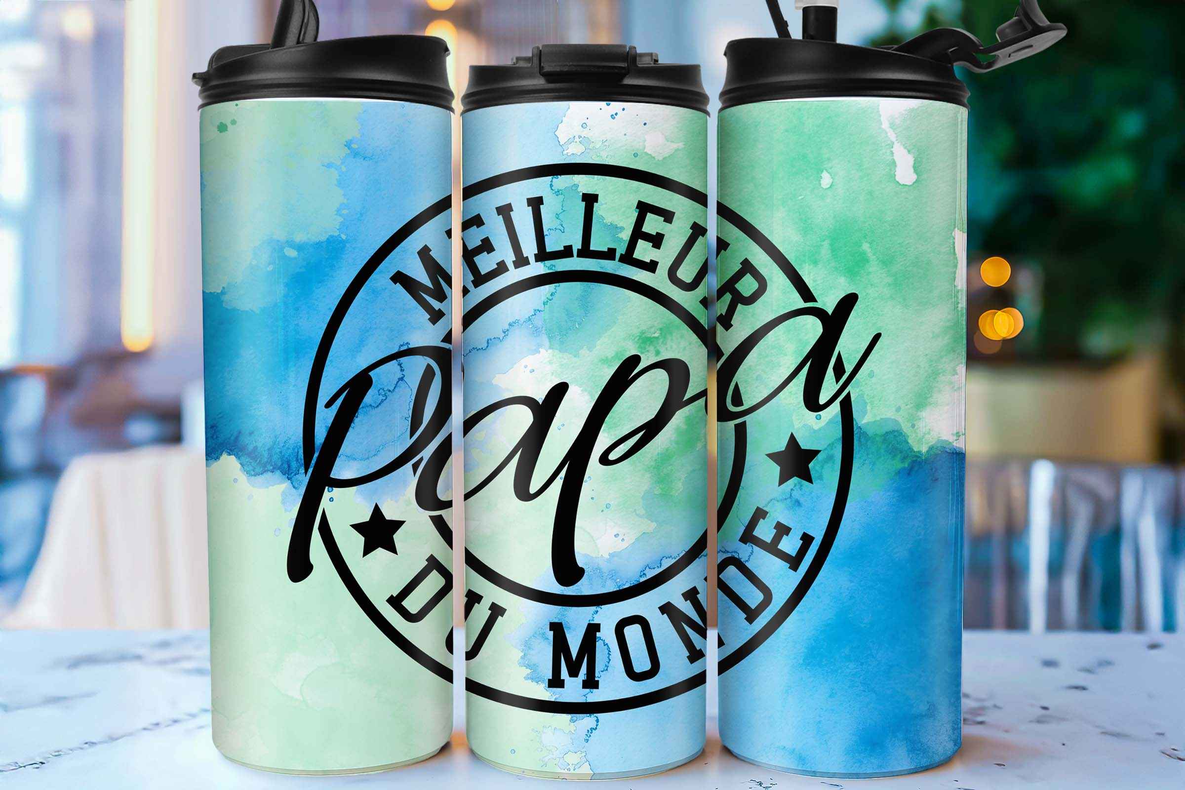 Tumbler 20oz - Fête des pères - Meilleur papa du monde