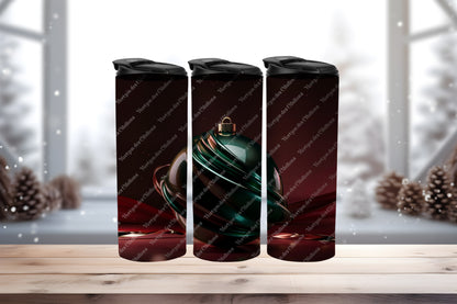 Tumbler 20oz - Noël - Émeraude Royale