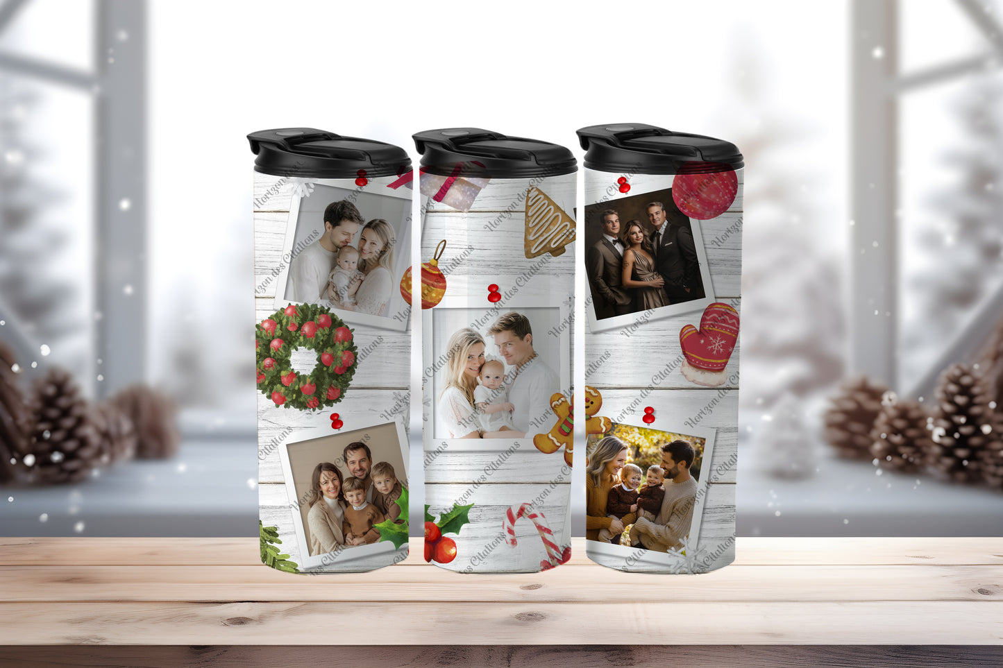 Tumbler 20oz - Noël - Mémoires de Noël