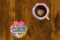 Sous-verre d'auto - Sarcasme - I may be wrong - ensemble de 2