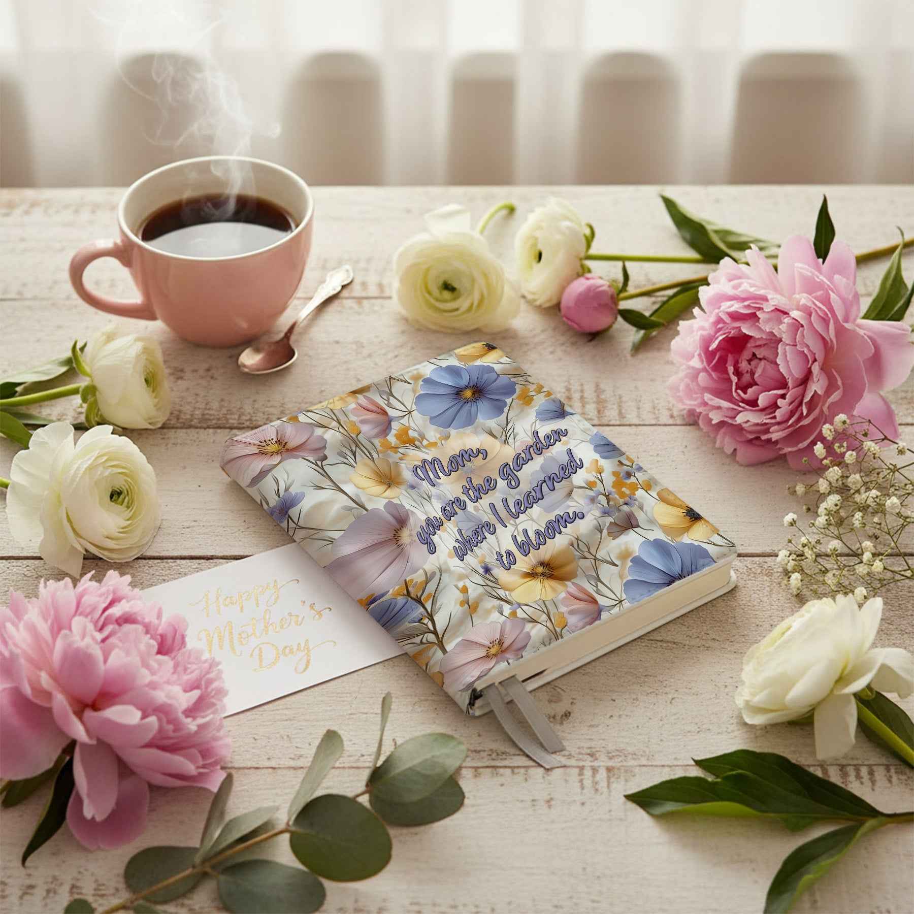 Carnet de note A6 - Maman Citation jardin