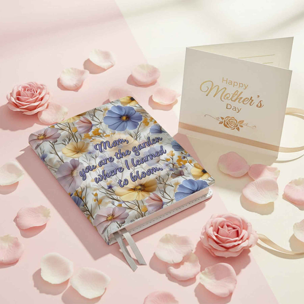 Carnet de note A6 - Maman Citation jardin