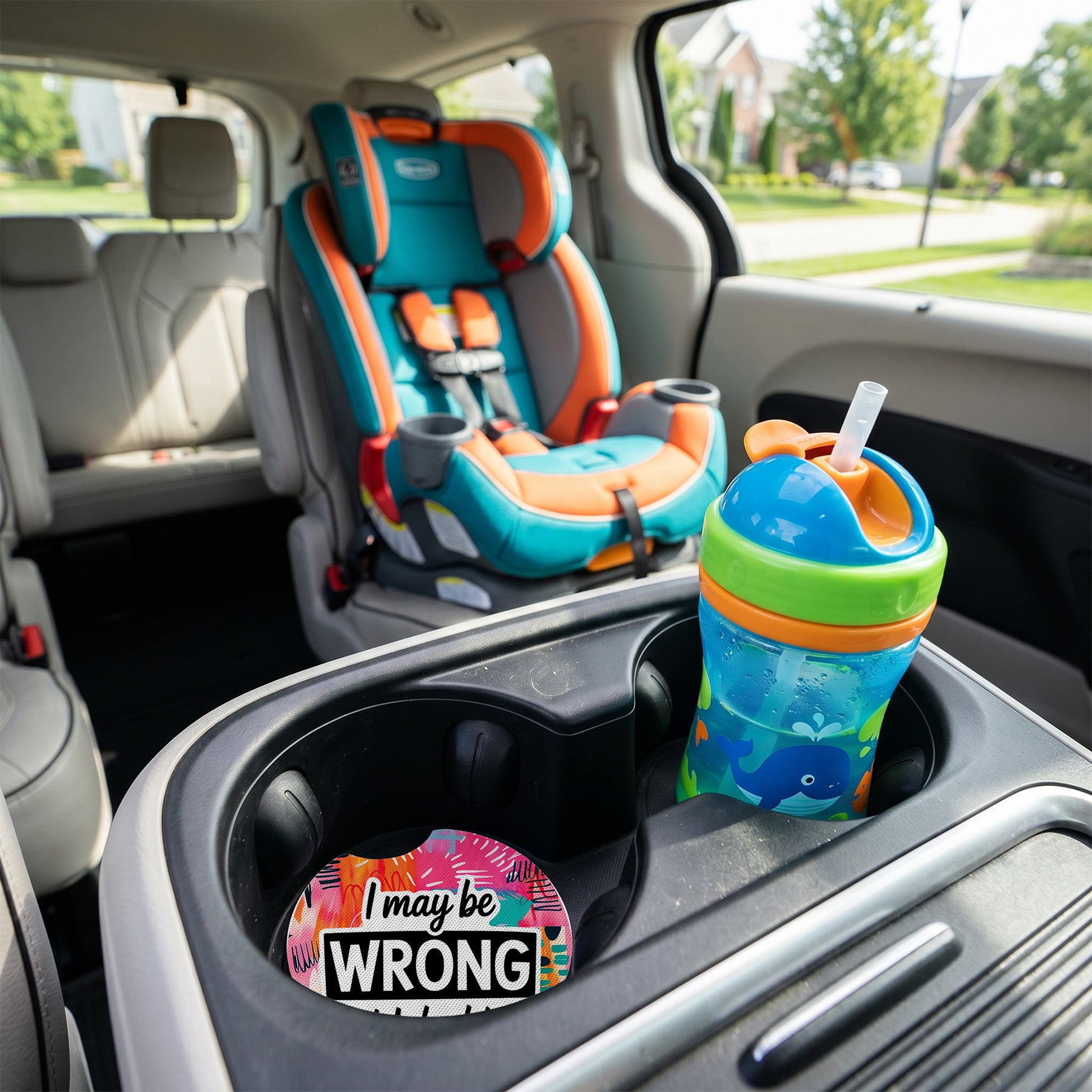 Sous-verre d'auto - Sarcasme - I may be wrong - ensemble de 2