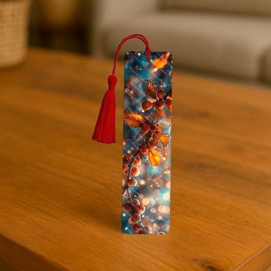 Ensemble de 4 signets en aluminium avec pompon - Éclats de Saison