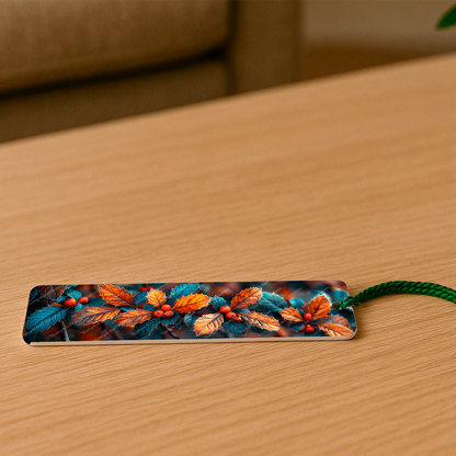 Ensemble de 4 signets en aluminium avec pompon - Éclats de Saison