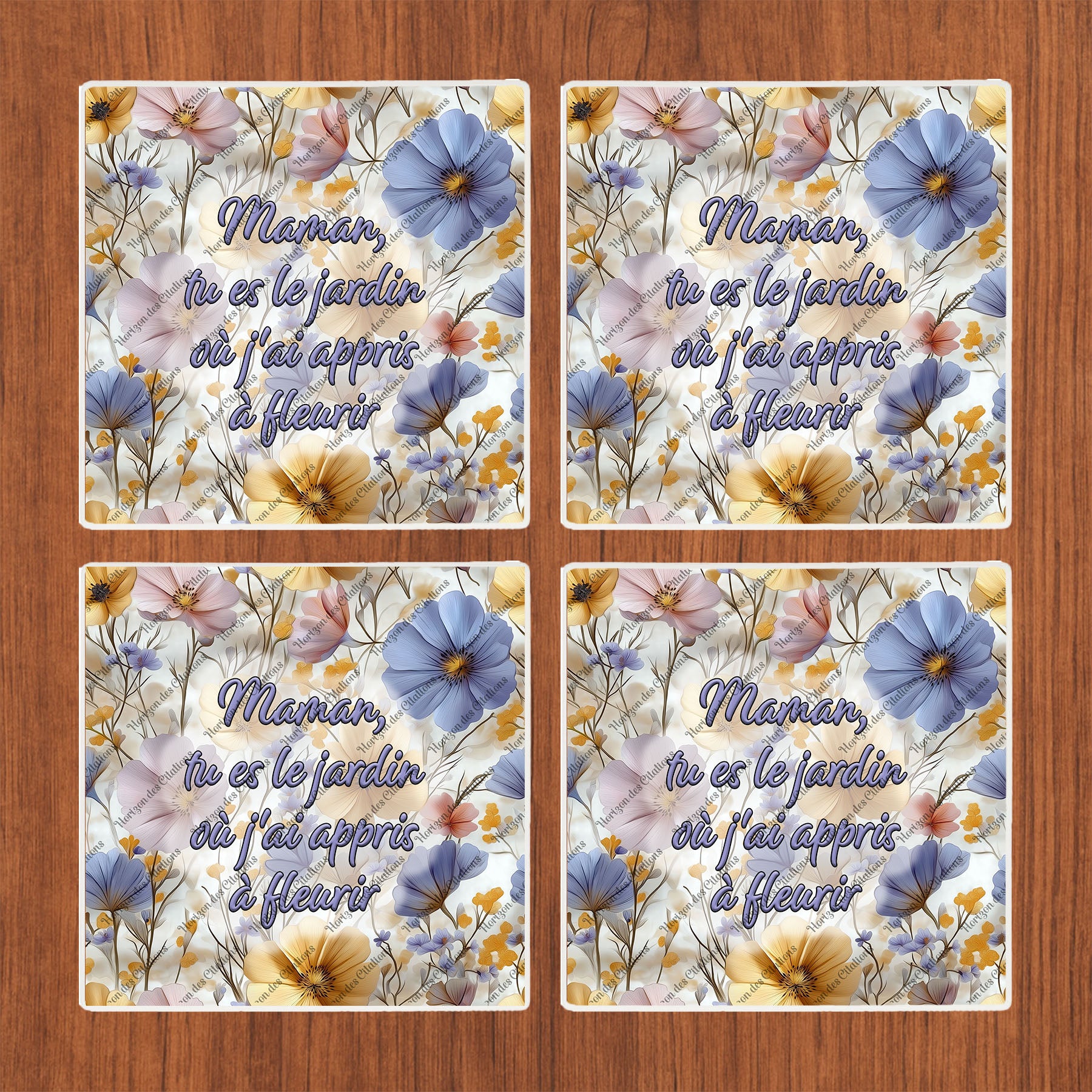 Sous verre céramique - Maman Citation 1