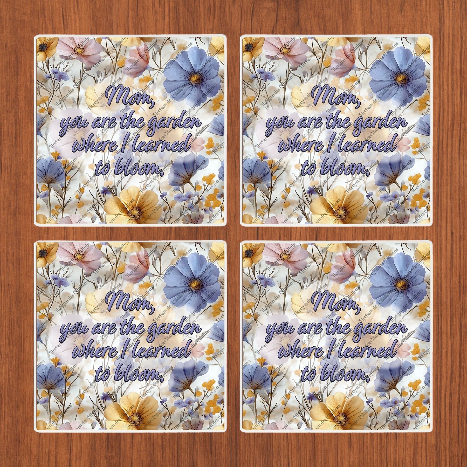 Sous verre céramique - Maman Citation 1