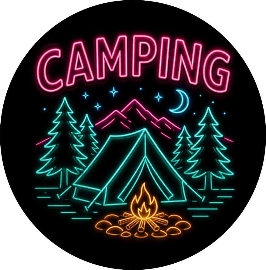 Ensemble Auto - Camping Néon