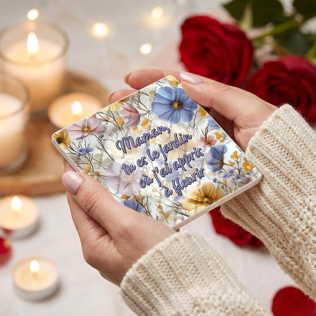 Sous verre céramique - Maman Citation 1