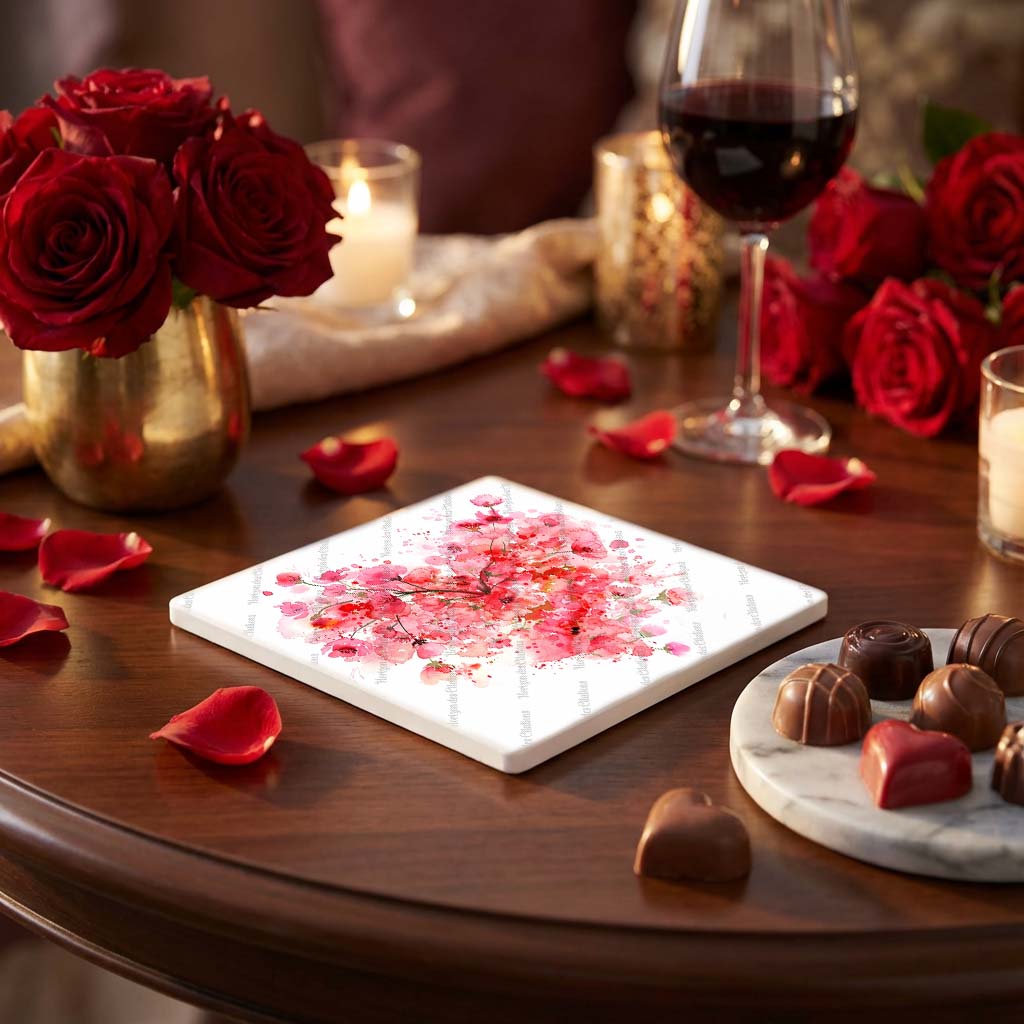 Ens. Sous verre céramique - Éclats d'Amour