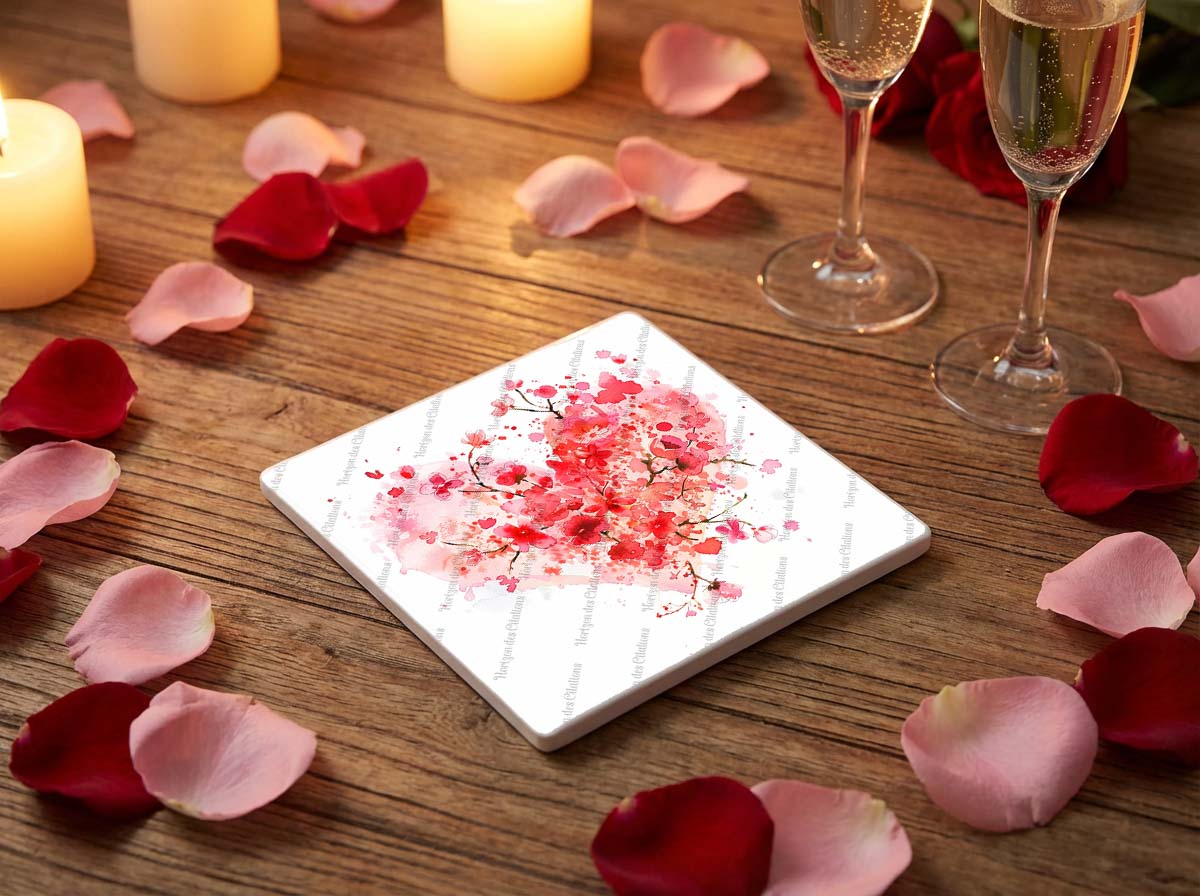 Ens. Sous verre céramique - Éclats d'Amour