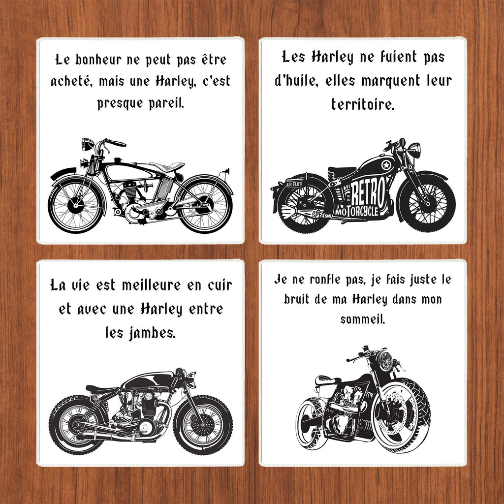 Sous-verre – Série Moto