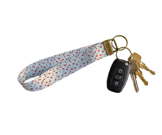 Porte-Clés en Tissu - St-Valentin - Ballons d'Amour