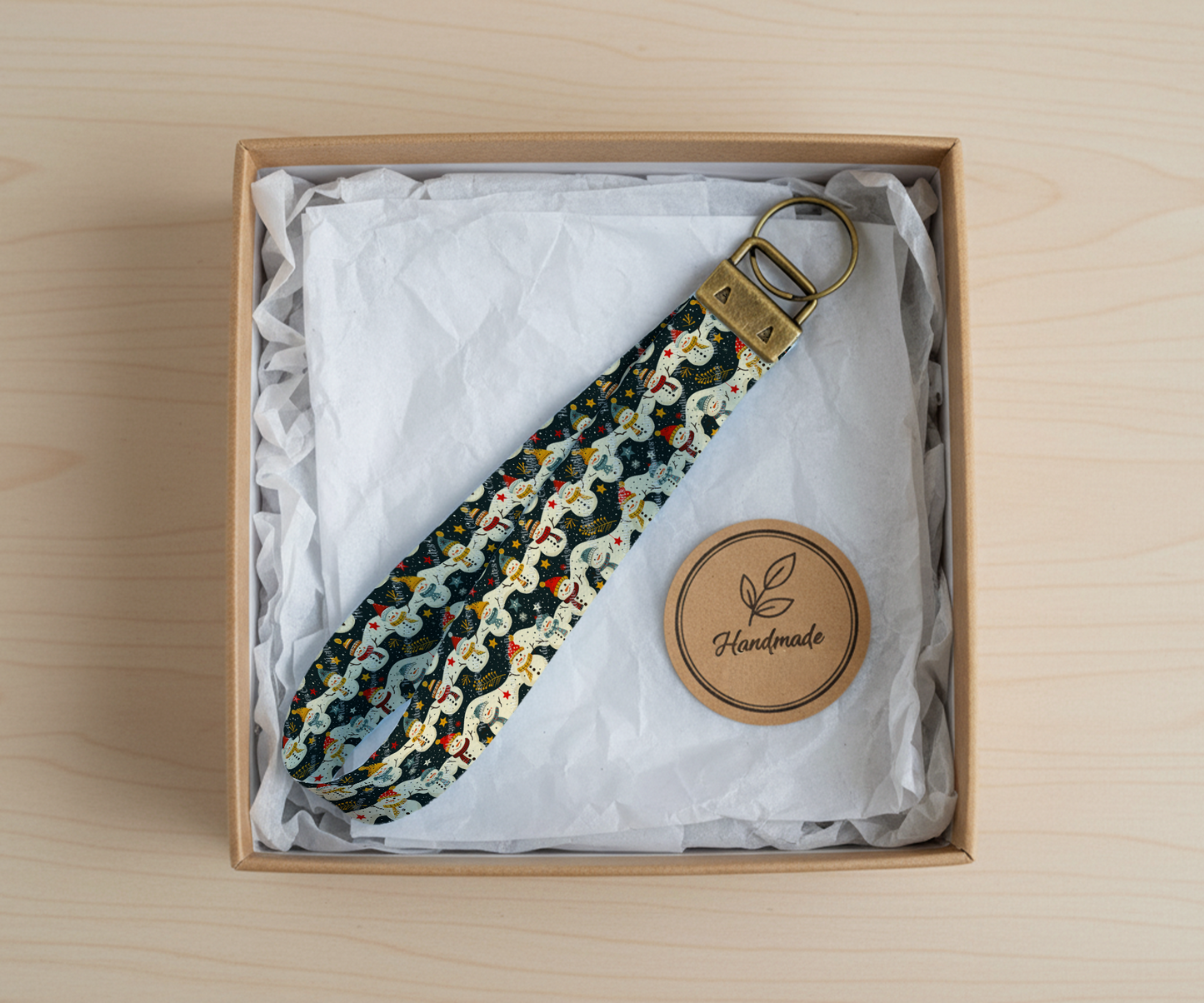 Porte Clés de poignet - Noël - Joyeux Compagnons d'Hiver