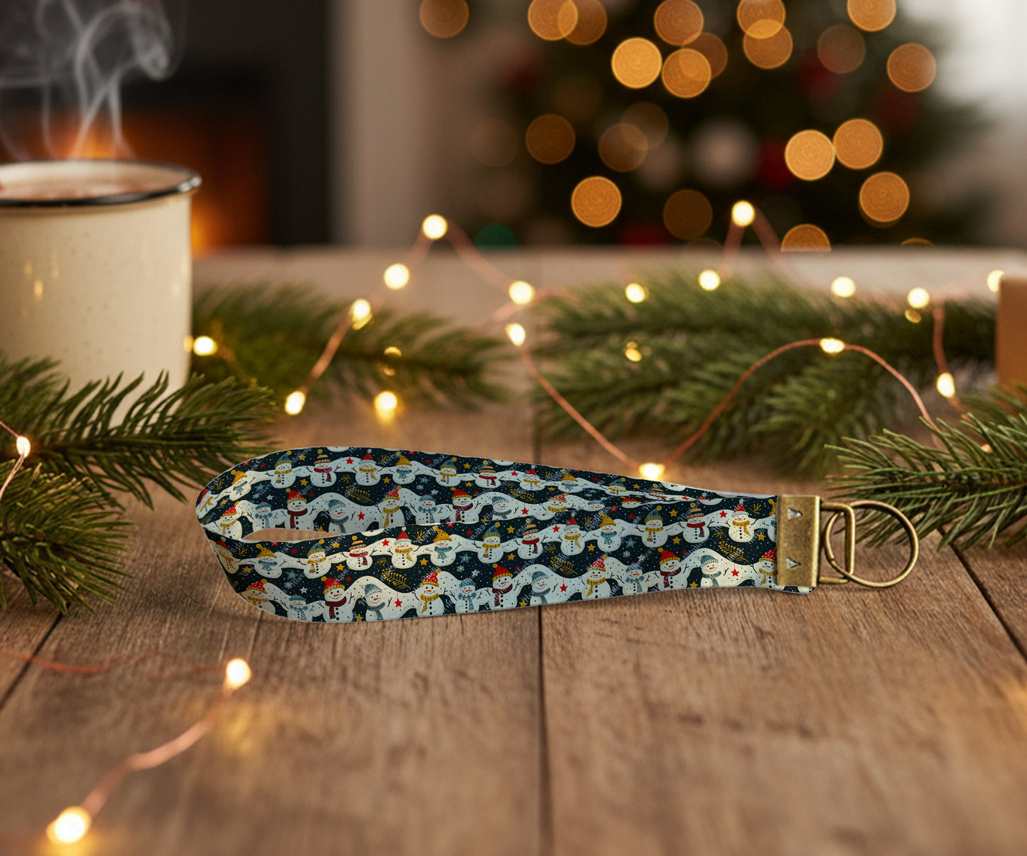 Porte Clés de poignet - Noël - Joyeux Compagnons d'Hiver