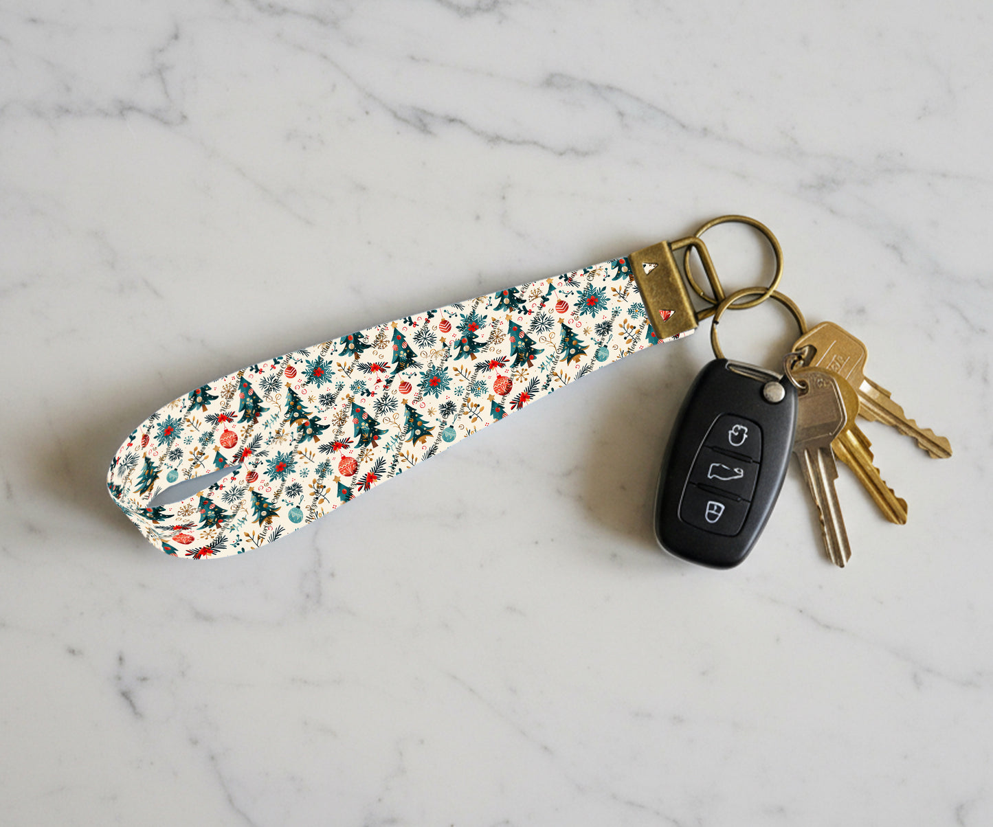 Porte Clés de poignet - Noël - Magie des Fêtes