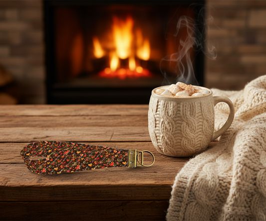 Porte-clés Tissu- St-Valentin - Coeur en Folie