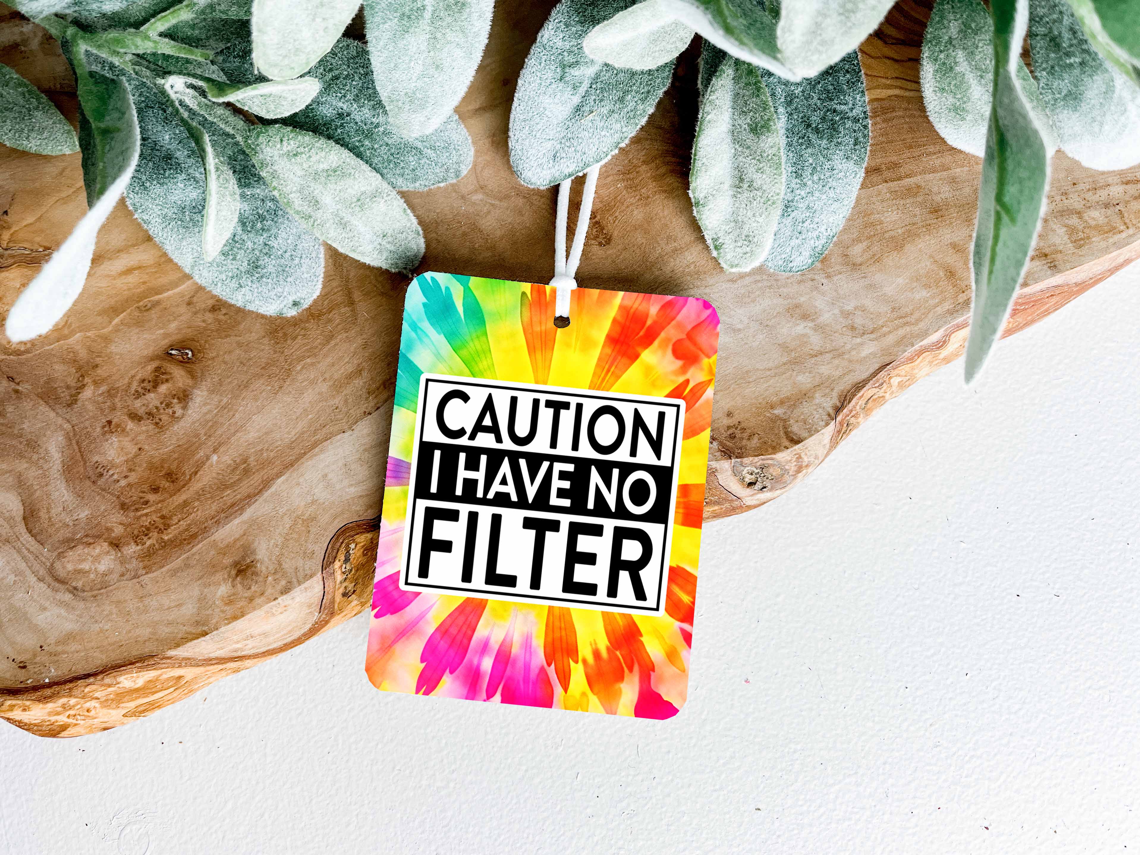 Assainisseur d'air en Feutre - Sarcasme - Caution no filter