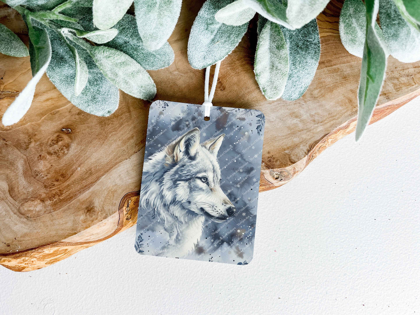 Assainisseur d'air en feutre sublimé - Regard Hivernal