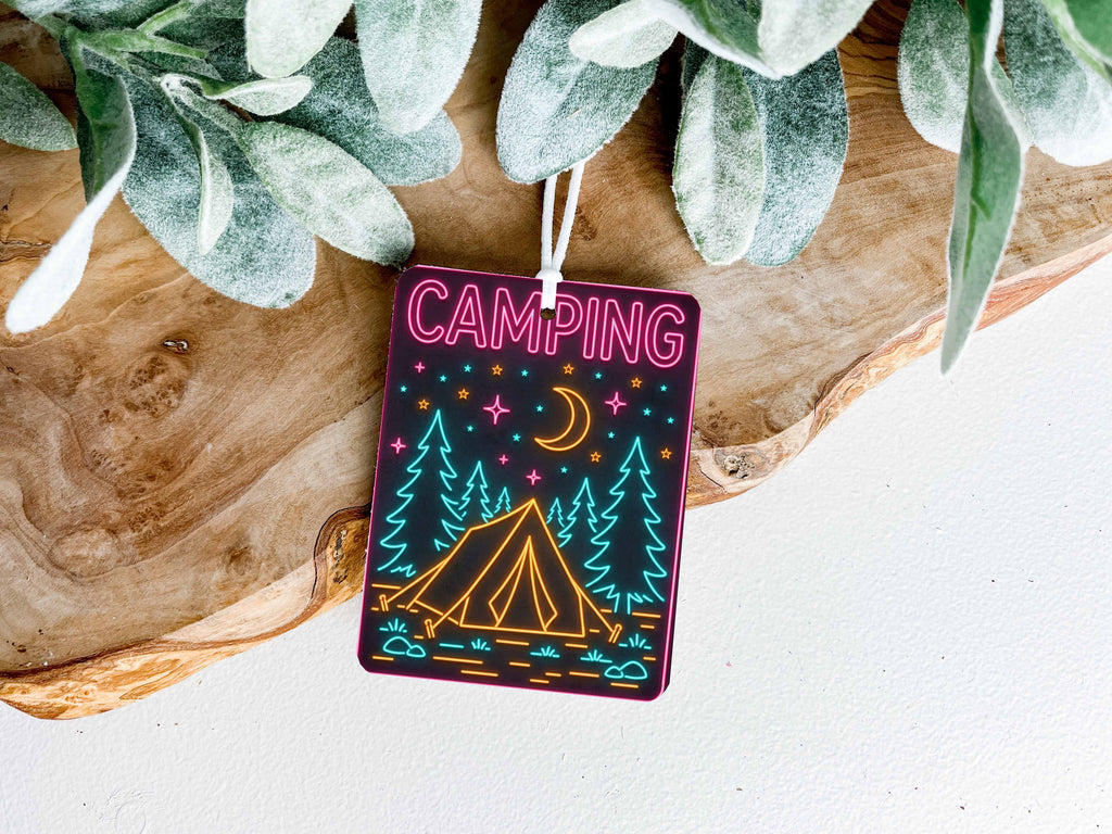 Assainisseur d'air en feutre - Camping Neon