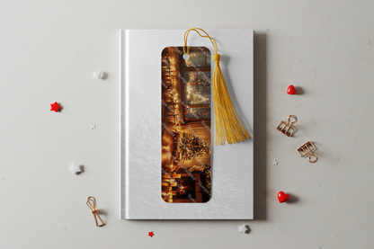 Ensemble de 4 signets en aluminium avec pompon - Noël - Magie des Guirlandes