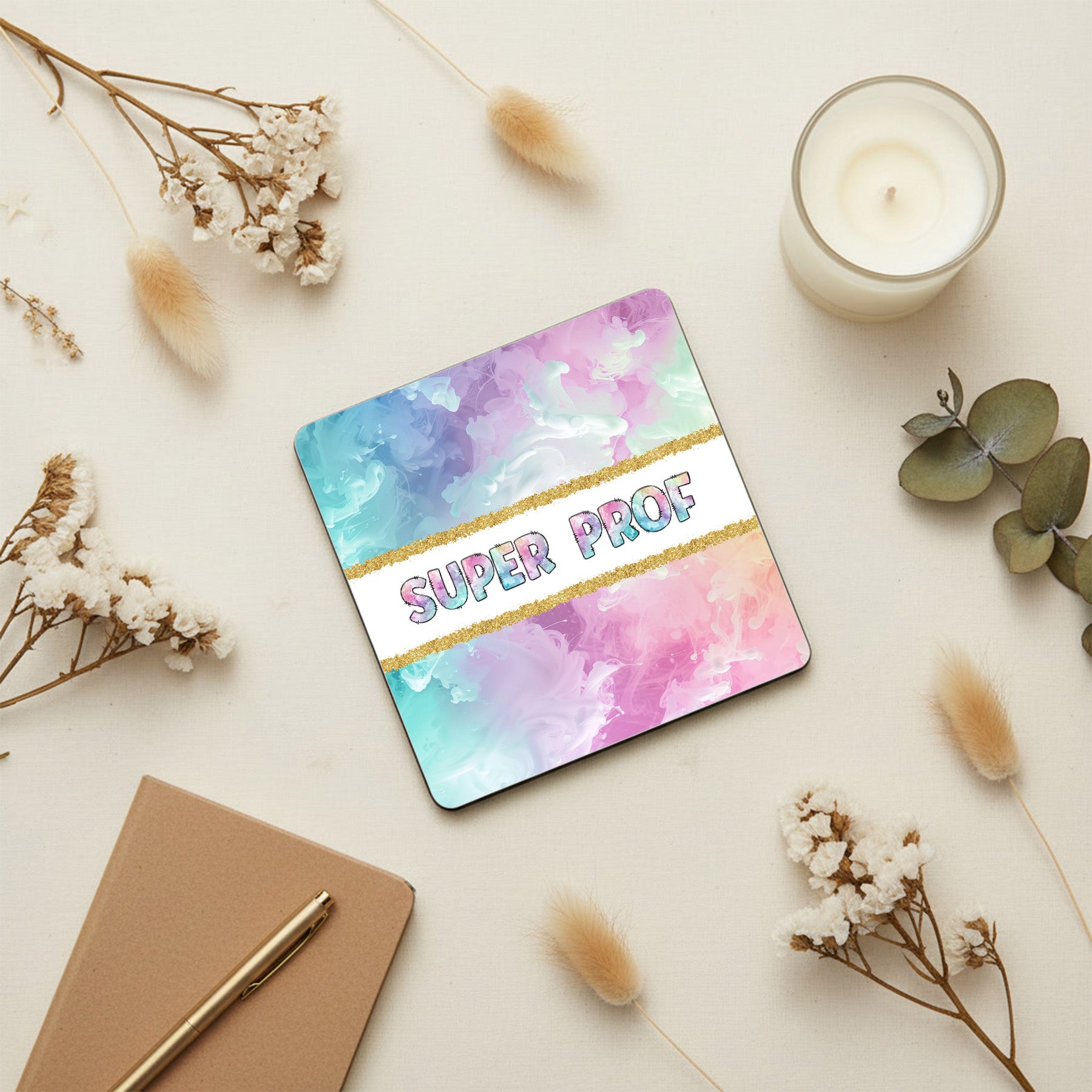 Dessous de verre 10x10 - Super Prof