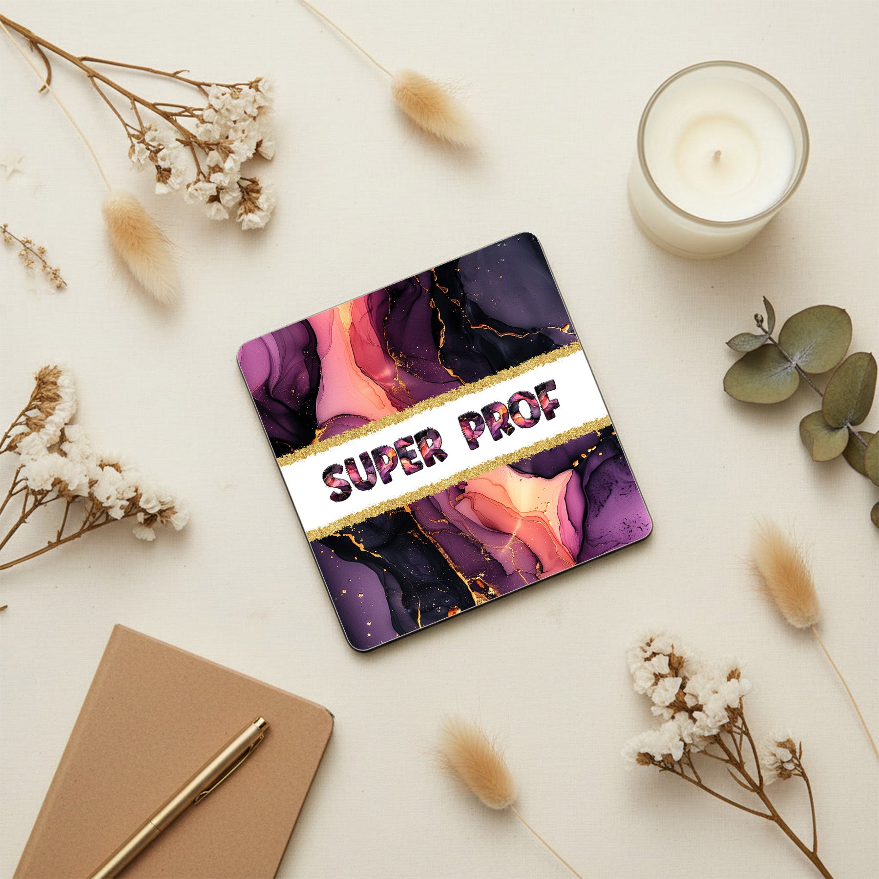 Dessous de verre 10x10 - Super Prof